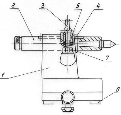 Рис.1. Габаритный чертеж бабки передней ВЗ-318.П2