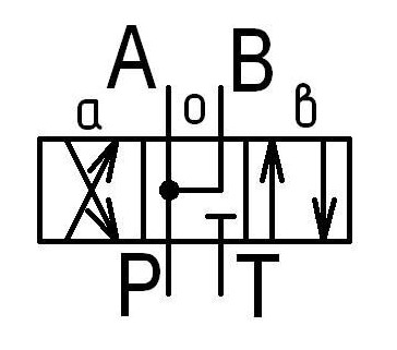 Схема принципиальная гидрораспределителя РЕХ 16.3